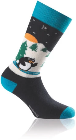 Rohner Pinguin Sokken Kinderen, Blauw