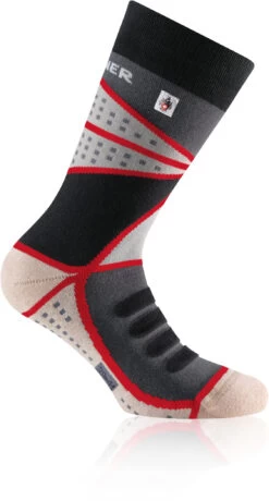 Rohner SAC Copper Trek L/R Sokken, Grijs/rood