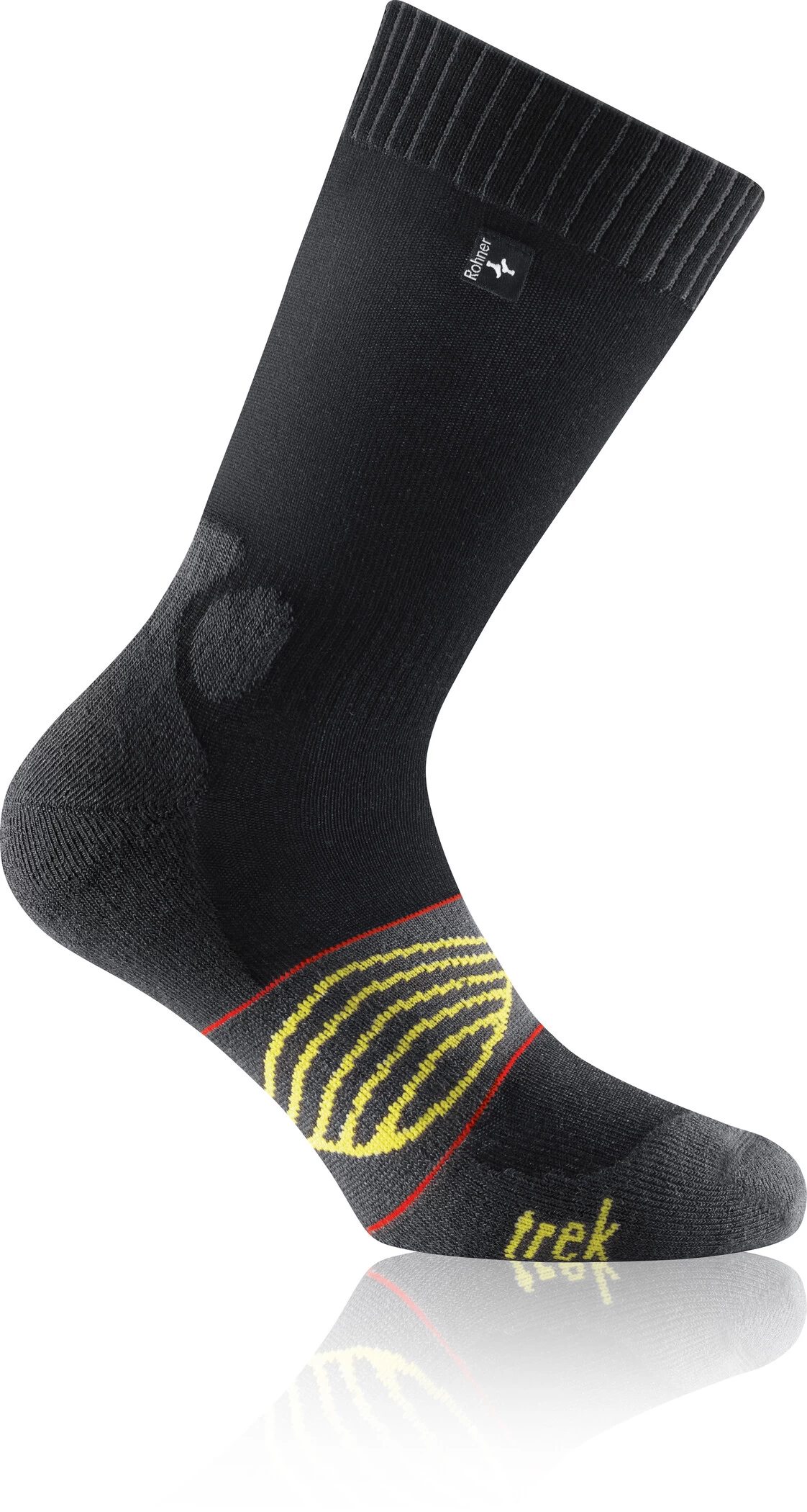 Rohner Trek-Power L/R Sokken, Zwart/grijs
