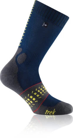 Rohner Trek-Power L/R Sokken, Blauw/grijs