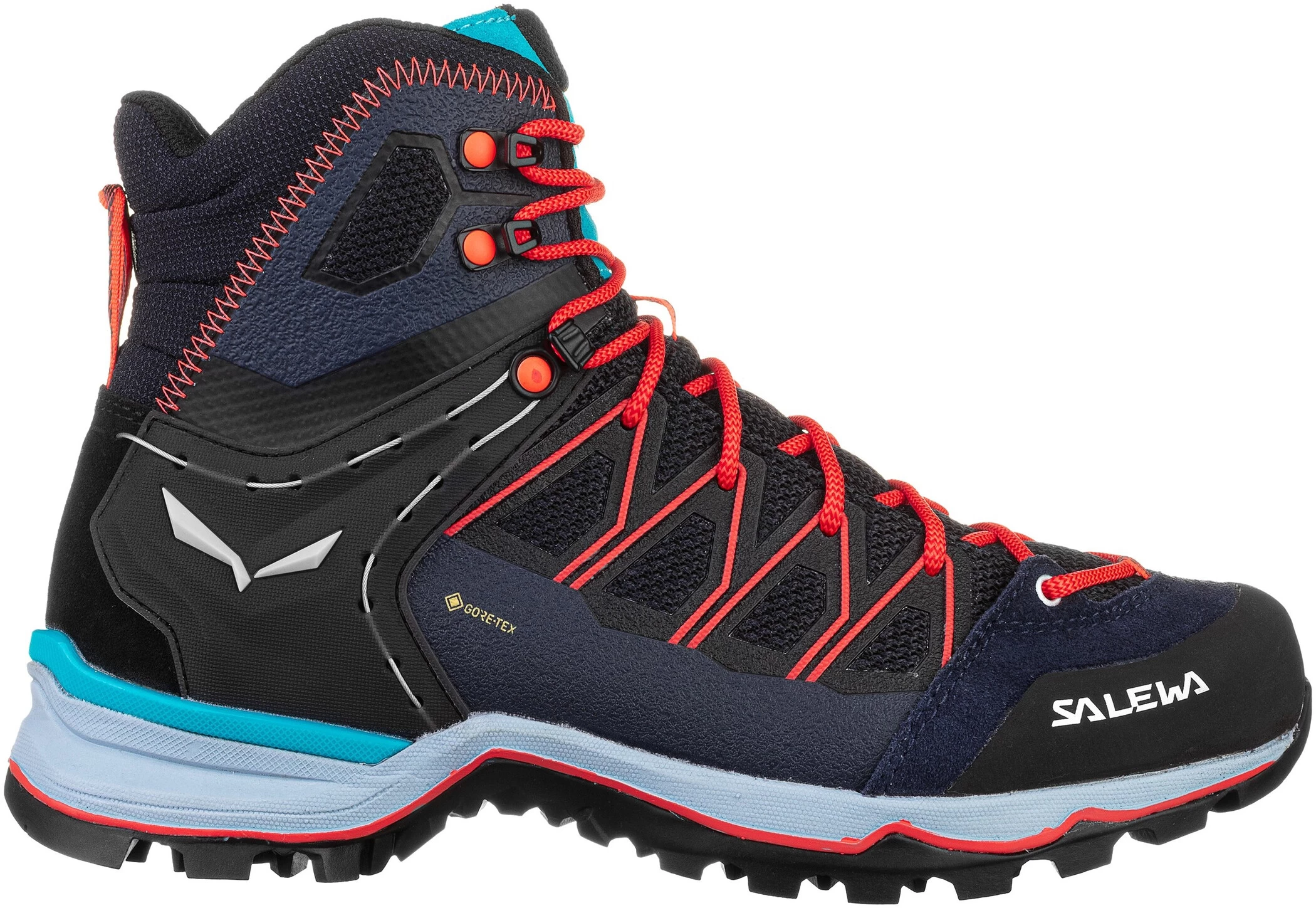 SALEWA MTN Trainer Lite GTX Mid Schoenen Dames, Zwart/rood
