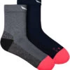 SALEWA Mtn Trn Am Quarter Socks Dames, Grijs