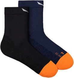 SALEWA Wildfire Am/Hemp Quarter Socks Heren, Blauw