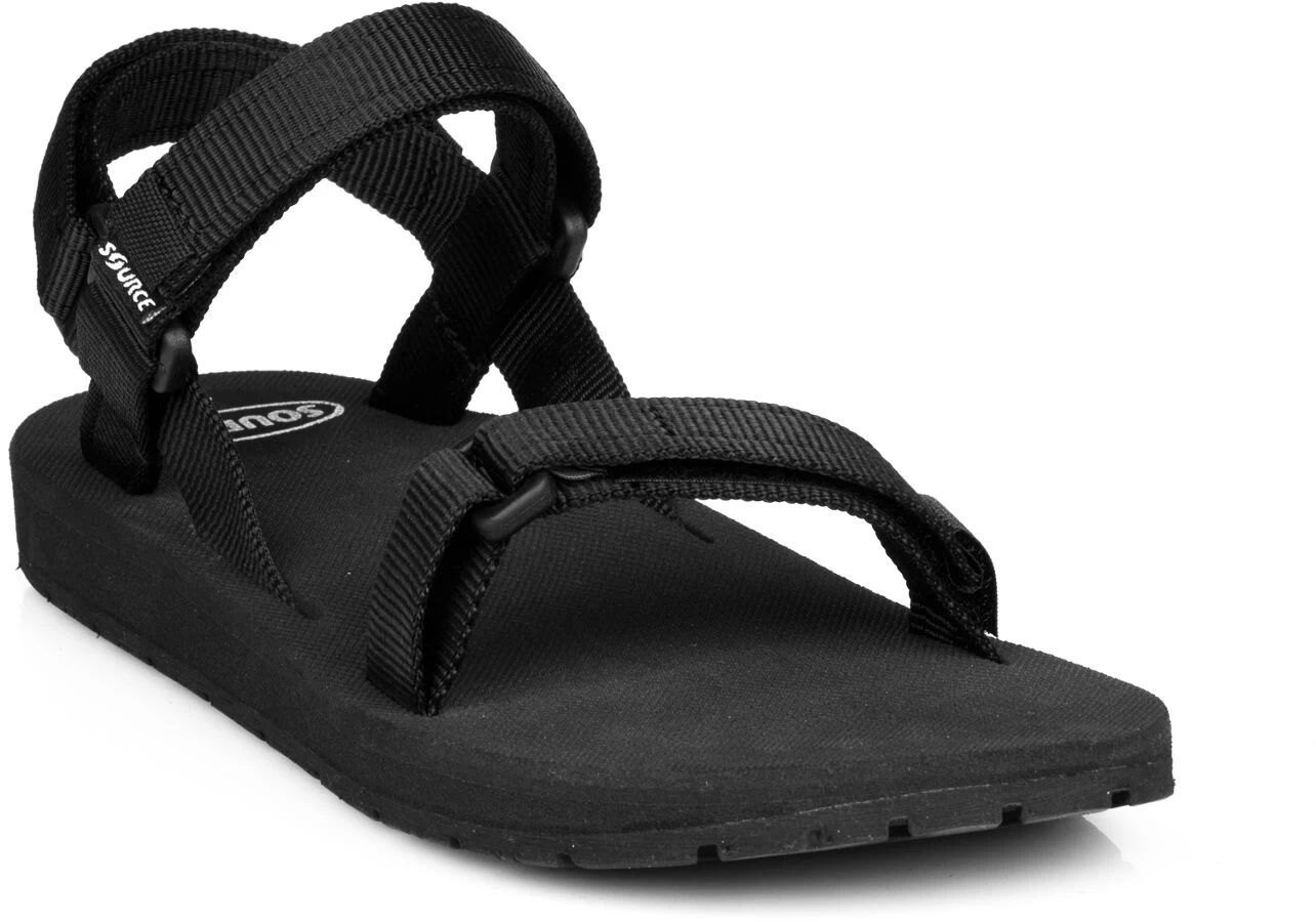 SOURCE Classic Sandalen Dames, Zwart