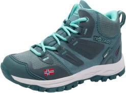 TROLLKIDS Rondane Hiker Middelhoge Schoenen Kinderen, Groen