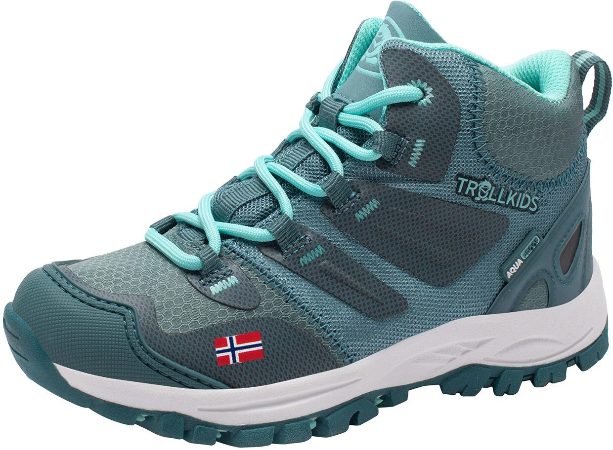 TROLLKIDS Rondane Hiker Middelhoge Schoenen Kinderen, Groen