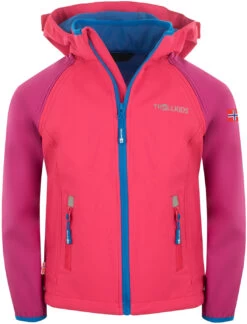 TROLLKIDS Rondane XT Zip Off Jas Kinderen, Roze