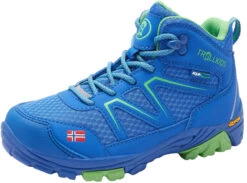 TROLLKIDS Skarvan Hiker Midden Schoenen Kinderen, Blauw/groen