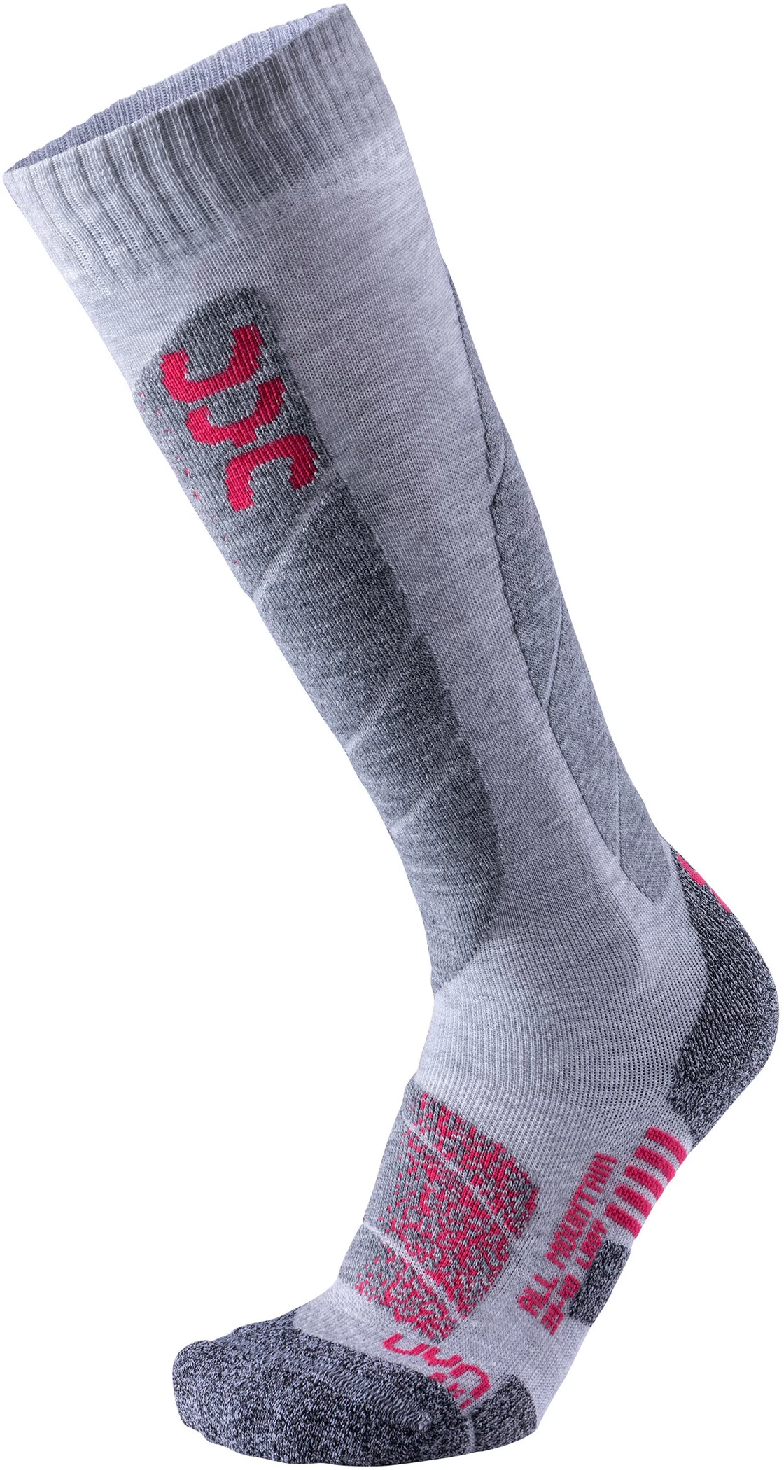 UYN All Mountain Skisokken Dames, Grijs