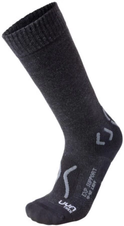 UYN Trekking Expl**** Support Sokken Dames, Zwart/grijs