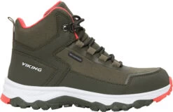 Viking Footwear Akkarvik 2 Mid WP Shoes Kids, Olijf